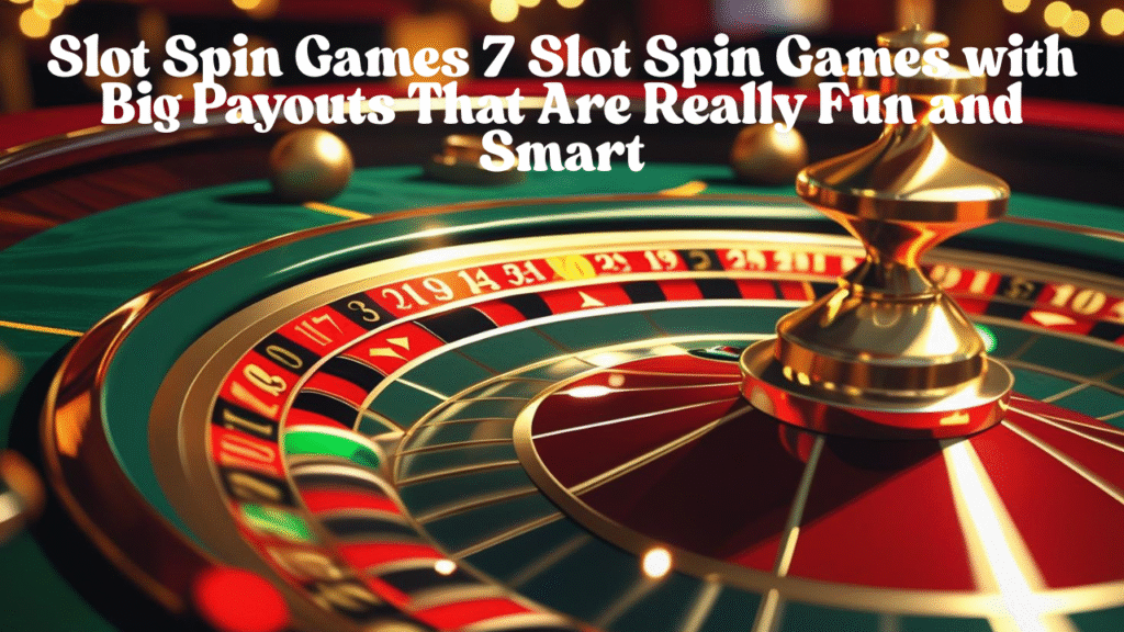 Slot spin games
