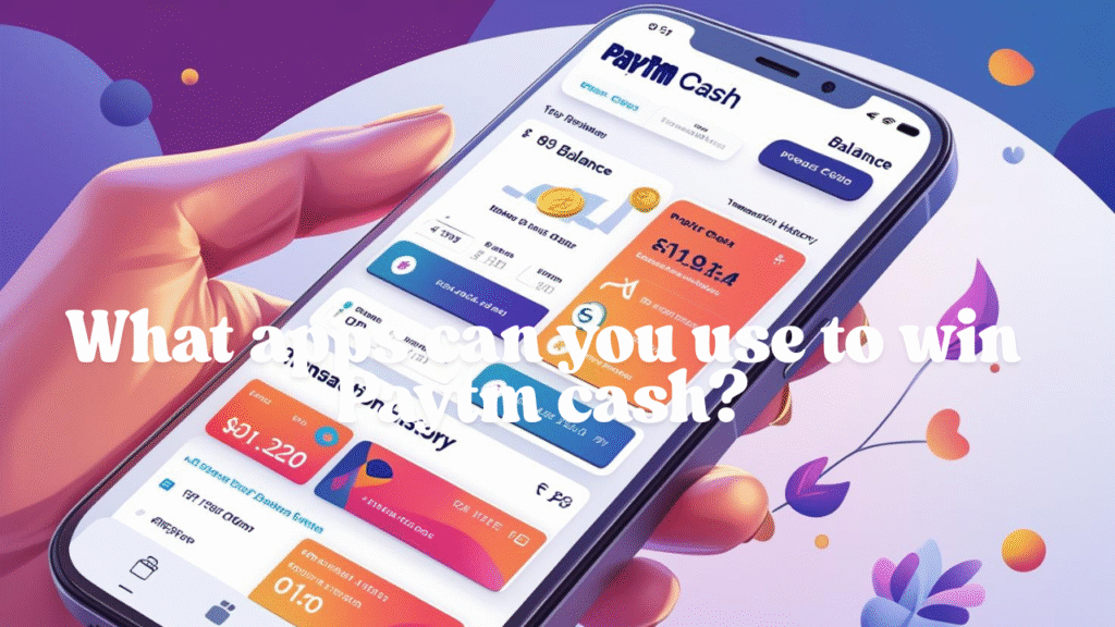 What apps can you use to win Paytm cash?