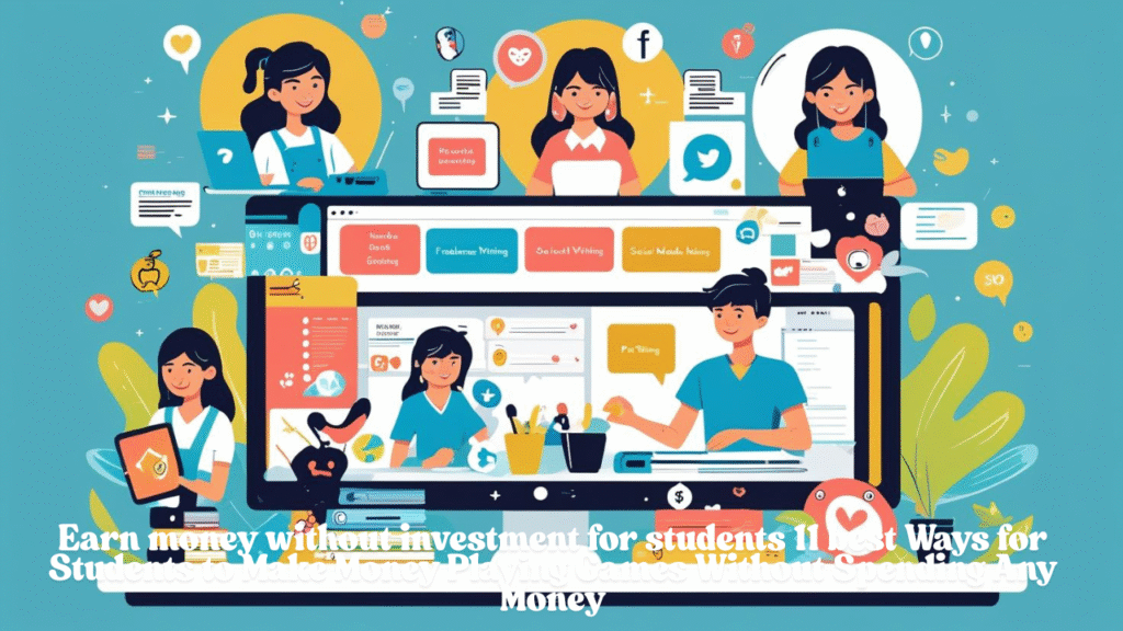 Earn money without investment for students