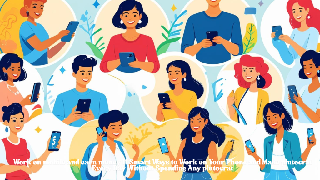 work on mobile and earn money