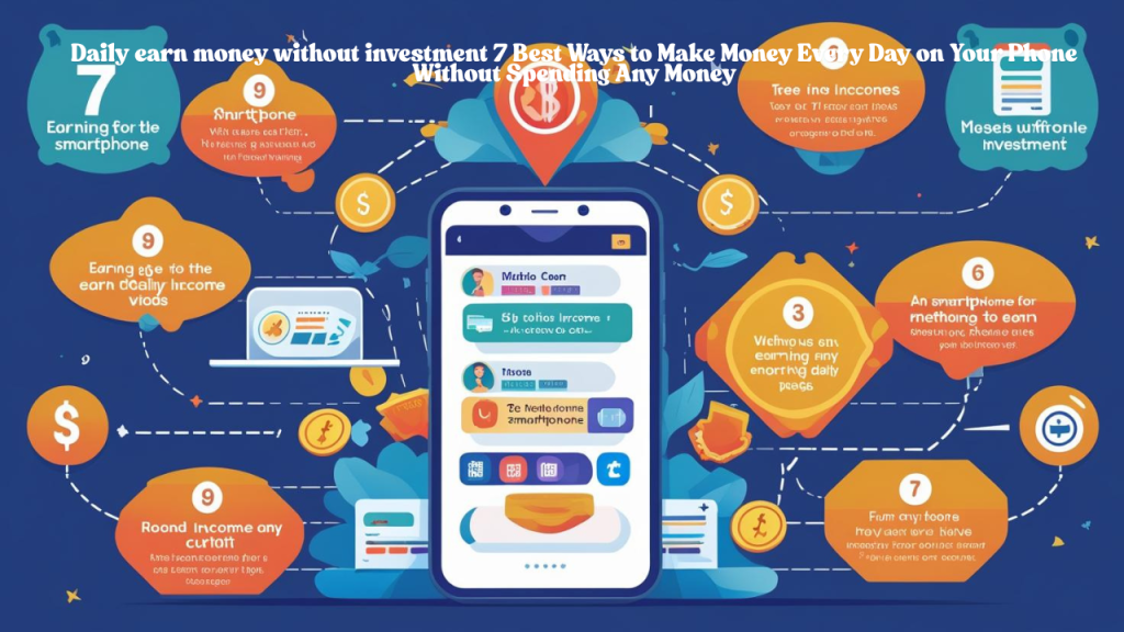 daily earn money without investment