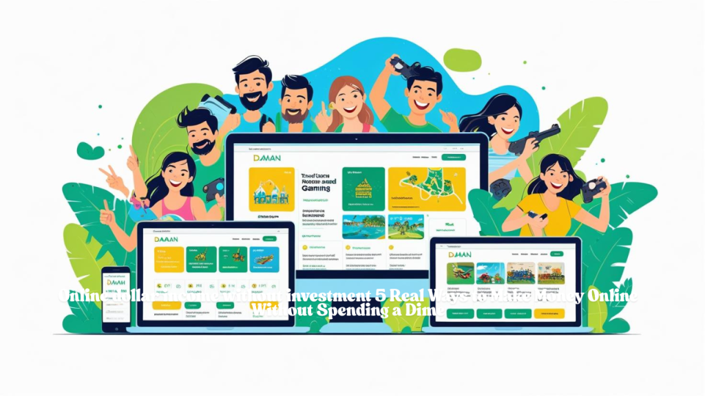 Online dollar income without investment
